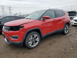 Salvage cars for sale at Elgin, IL auction: 2019 Jeep Compass Limited