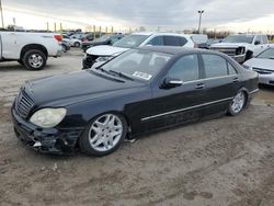 Salvage cars for sale at Indianapolis, IN auction: 2003 Mercedes-Benz S 500