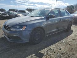 Salvage cars for sale at East Granby, CT auction: 2016 Volkswagen Jetta S