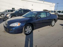 Chevrolet salvage cars for sale: 2007 Chevrolet Monte Carlo LT