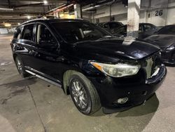 Salvage cars for sale at Brookhaven, NY auction: 2015 Infiniti QX60