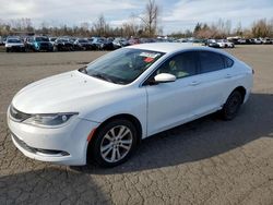 Salvage cars for sale at Woodburn, OR auction: 2015 Chrysler 200 Limited