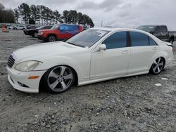 Salvage cars for sale at Loganville, GA auction: 2008 Mercedes-Benz S 550 4matic