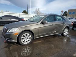 Salvage cars for sale at Littleton, CO auction: 2012 Mercedes-Benz E 350 4matic