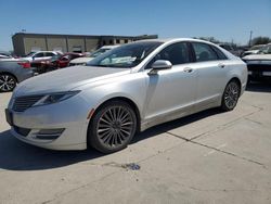 Salvage cars for sale at Wilmer, TX auction: 2014 Lincoln MKZ Hybrid