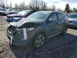 Salvage cars for sale at Portland, OR auction: 2017 Hyundai Tucson Limited