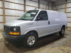 Salvage trucks for sale at Columbia Station, OH auction: 2017 GMC Savana G2500