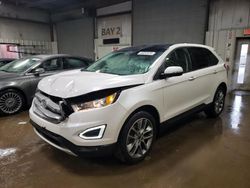 Salvage cars for sale at Elgin, IL auction: 2017 Ford Edge Titanium