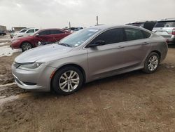 Salvage cars for sale at Amarillo, TX auction: 2015 Chrysler 200 Limited