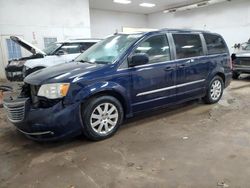 Salvage cars for sale at Davison, MI auction: 2013 Chrysler Town & Country Touring