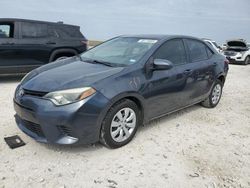 Salvage cars for sale at Taylor, TX auction: 2016 Toyota Corolla L