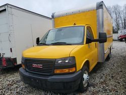 Salvage trucks for sale at West Warren, MA auction: 2022 GMC Savana Cutaway G3500