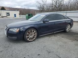 Salvage cars for sale at Grantville, PA auction: 2013 Audi A8 L Quattro