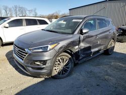 Salvage cars for sale at Spartanburg, SC auction: 2021 Hyundai Tucson Limited