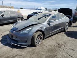 Salvage cars for sale at Van Nuys, CA auction: 2018 Tesla Model 3