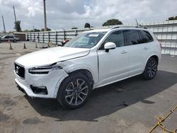 Salvage cars for sale at Miami, FL auction: 2019 Volvo XC90 T6 Momentum