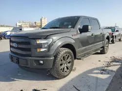 Salvage trucks for sale at New Orleans, LA auction: 2016 Ford F150 Supercrew