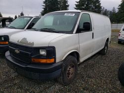 Salvage trucks for sale at Graham, WA auction: 2008 Chevrolet Express G2500