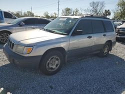 Salvage cars for sale at Riverview, FL auction: 2001 Subaru Forester L