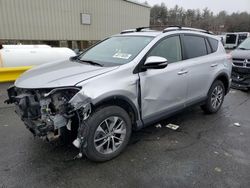 Salvage cars for sale at Exeter, RI auction: 2016 Toyota Rav4 HV XLE