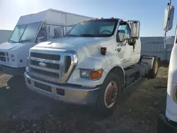 Salvage trucks for sale at Martinez, CA auction: 2007 Ford F750 Super Duty