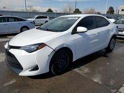 Salvage cars for sale at Littleton, CO auction: 2018 Toyota Corolla L