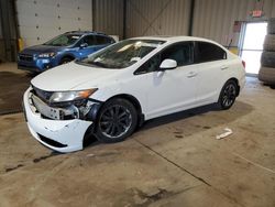 Salvage cars for sale at West Mifflin, PA auction: 2012 Honda Civic EX