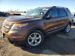 Salvage cars for sale from Copart London, ON: 2011 Ford Explorer Limited