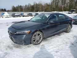 Salvage cars for sale at Cookstown, ON auction: 2022 Honda Civic Touring