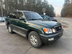 Salvage cars for sale at North Billerica, MA auction: 2000 Lexus LX 470