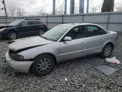 Salvage cars for sale at Windsor, NJ auction: 2001 Audi A4 1.8T Quattro