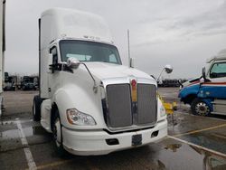 Salvage trucks for sale at Woodhaven, MI auction: 2014 Kenworth Construction T680