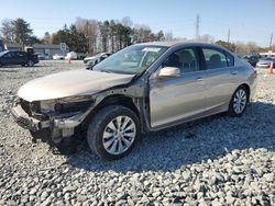 Salvage cars for sale at Mebane, NC auction: 2014 Honda Accord EXL