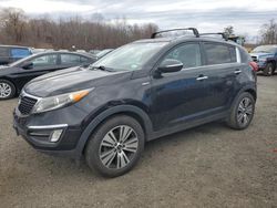 Salvage cars for sale at East Granby, CT auction: 2014 KIA Sportage EX