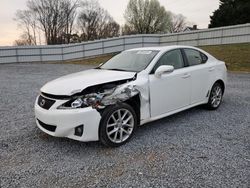 Salvage cars for sale at Gastonia, NC auction: 2011 Lexus IS 250