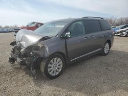 Salvage cars for sale at Des Moines, IA auction: 2014 Toyota Sienna XLE