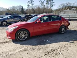 Salvage cars for sale at Augusta, GA auction: 2013 Infiniti G37 Base