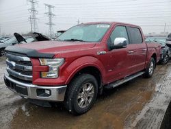 Salvage cars for sale at Elgin, IL auction: 2016 Ford F150 Supercrew