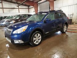 Salvage cars for sale at Lansing, MI auction: 2010 Subaru Outback 2.5I Limited