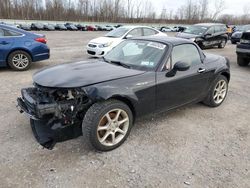 Salvage cars for sale at Leroy, NY auction: 2008 Mazda MX-5 Miata