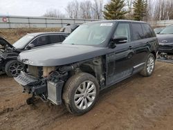 Salvage cars for sale at Davison, MI auction: 2015 Land Rover Range Rover HSE