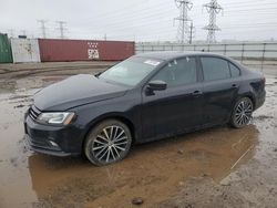 Salvage cars for sale at Elgin, IL auction: 2016 Volkswagen Jetta Sport