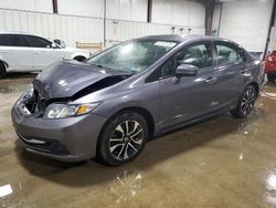 Salvage cars for sale at West Mifflin, PA auction: 2015 Honda Civic EX