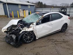 Salvage cars for sale at West Warren, MA auction: 2016 Toyota Corolla L