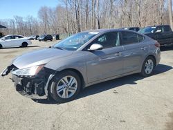 Salvage cars for sale at East Granby, CT auction: 2020 Hyundai Elantra SEL