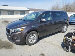 Salvage cars for sale at Grantville, PA auction: 2017 KIA Sedona LX