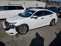 Salvage cars for sale at Exeter, RI auction: 2017 Honda Civic LX