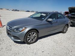 Salvage cars for sale at Taylor, TX auction: 2015 Mercedes-Benz C 300 4matic