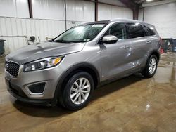 Salvage cars for sale at West Mifflin, PA auction: 2017 KIA Sorento LX