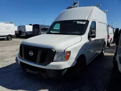 Salvage trucks for sale at Jacksonville, FL auction: 2018 Nissan NV 2500 S